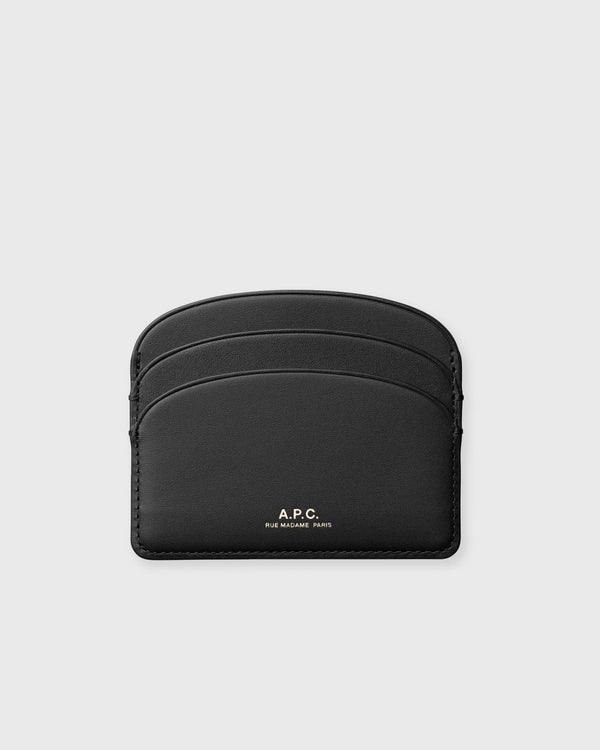 A.P.C. PORTE-CARTES DEMI-LUNE black