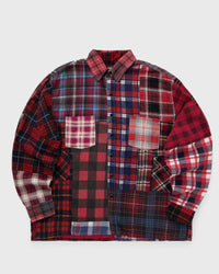 Needles Rebuild By Flannel Shirt -> Straight Hem Shirt multi