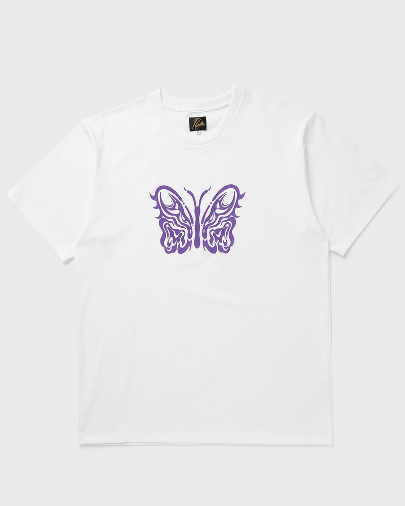 Needles X Kae Tanaka  S/S Crew Neck Tee - Poly Jersey / KT Papillon white