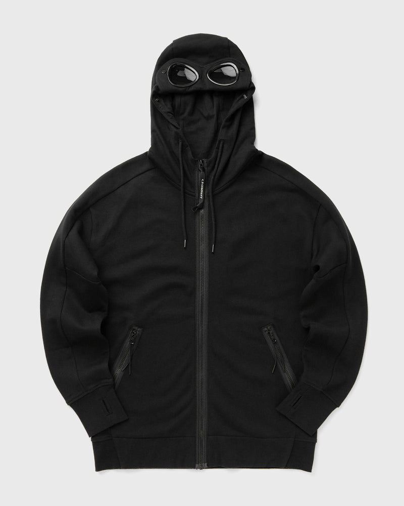 C.P. Company Sweatshirts - Hooded Open Black