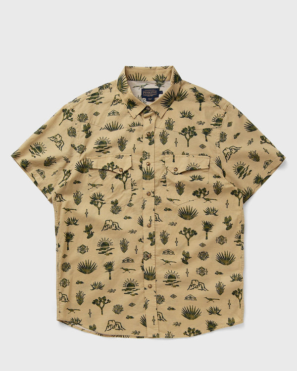 Pendleton Laramie Shirt Ss Yuca Valley Tan