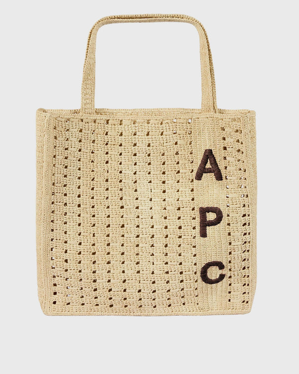 A.P.C. JUNE TOTE BAG brown