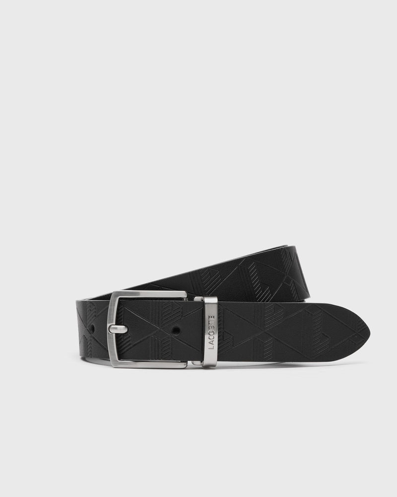 Lacoste 30 RVSB MONOGRAM BELT BOX black
