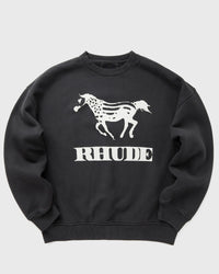 Rhude Dinero Crewneck Black