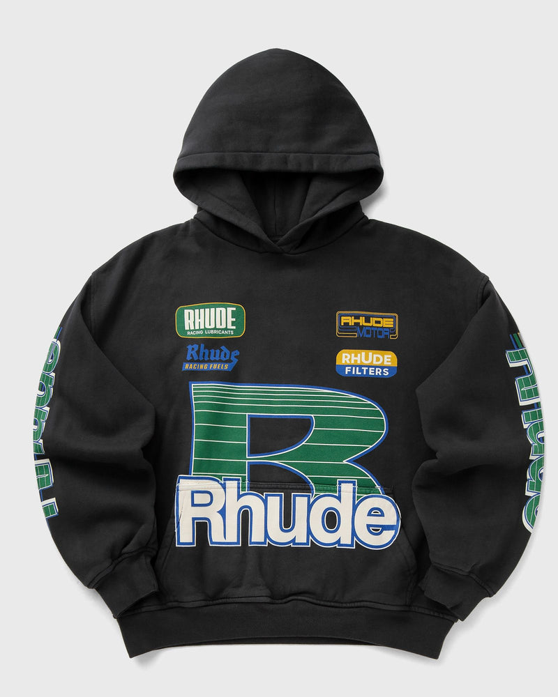 Rhude ROADWAY RACING HOODIE black