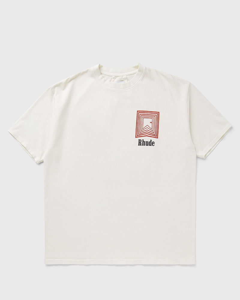 Rhude CHEVRON LOGO REPEAT TEE white