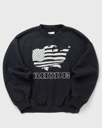 Rhude Banner Crewneck Black