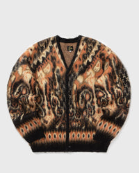 Needles Mohair Cardigan - Paisley black|orange