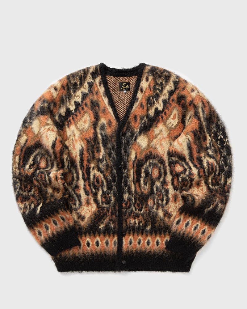 Needles Mohair Cardigan - Paisley black|orange