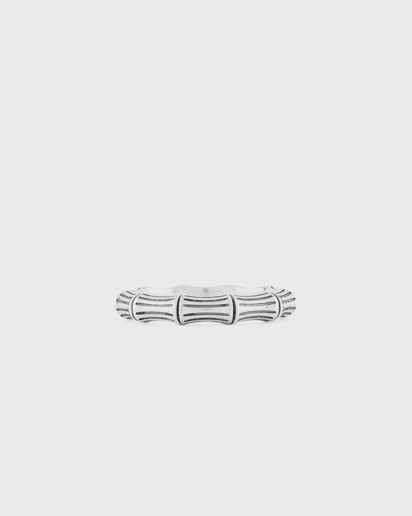 Serge DeNimes Silver Bamboo Ring silver