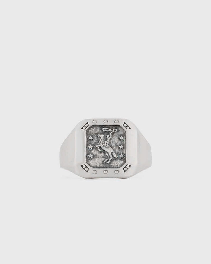 Serge Denimes Silver Rodeo Ring