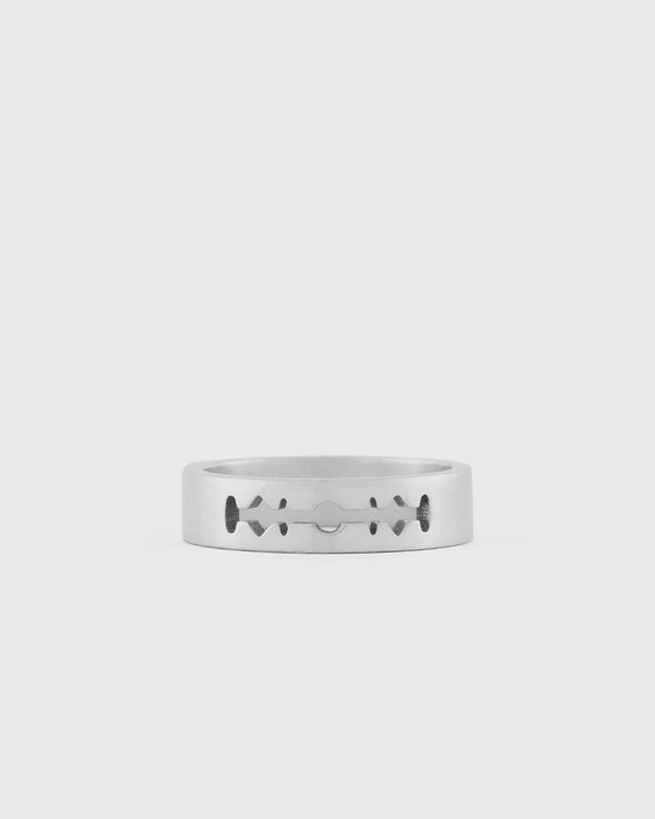 Serge DeNimes Silver Razor Ring silver