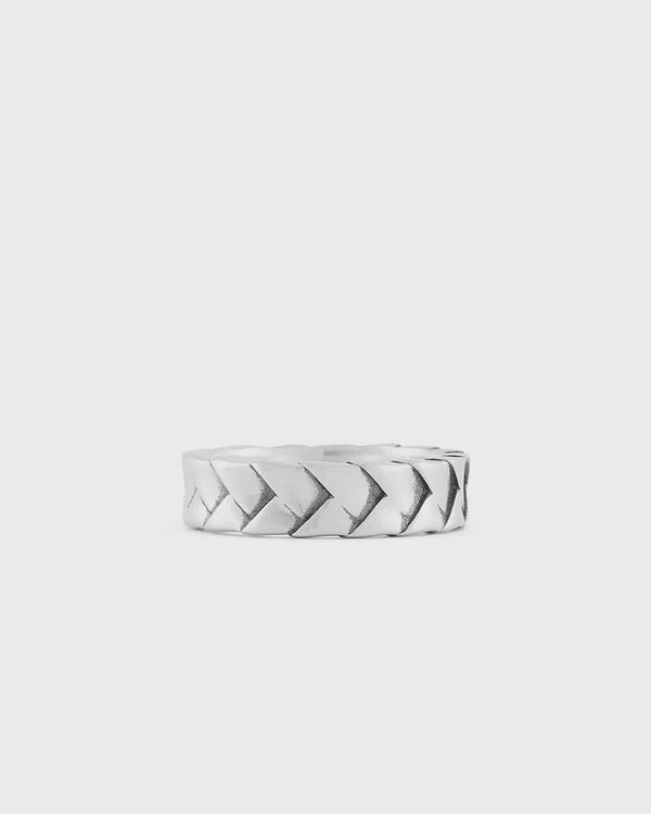 Serge Denimes Silver Woven Ring