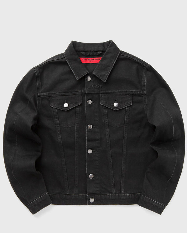 032c DOWN TO EARTH BOXY DENIM JACKET black