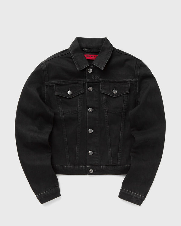 032c WMNS DOWN TO EARTH BOXY DENIM JACKET black