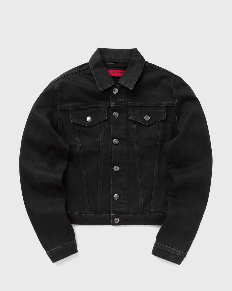 032c WMNS DOWN TO EARTH BOXY DENIM JACKET black