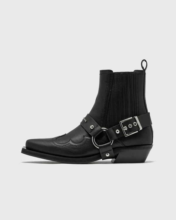 Ganni Fitted Chelsea Western Boot black