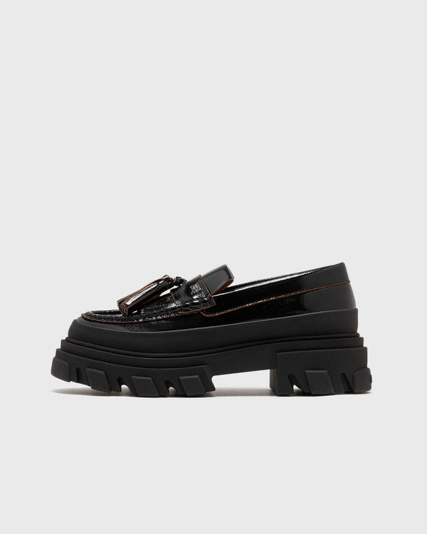 Ganni Cleated Loafer Naplack black