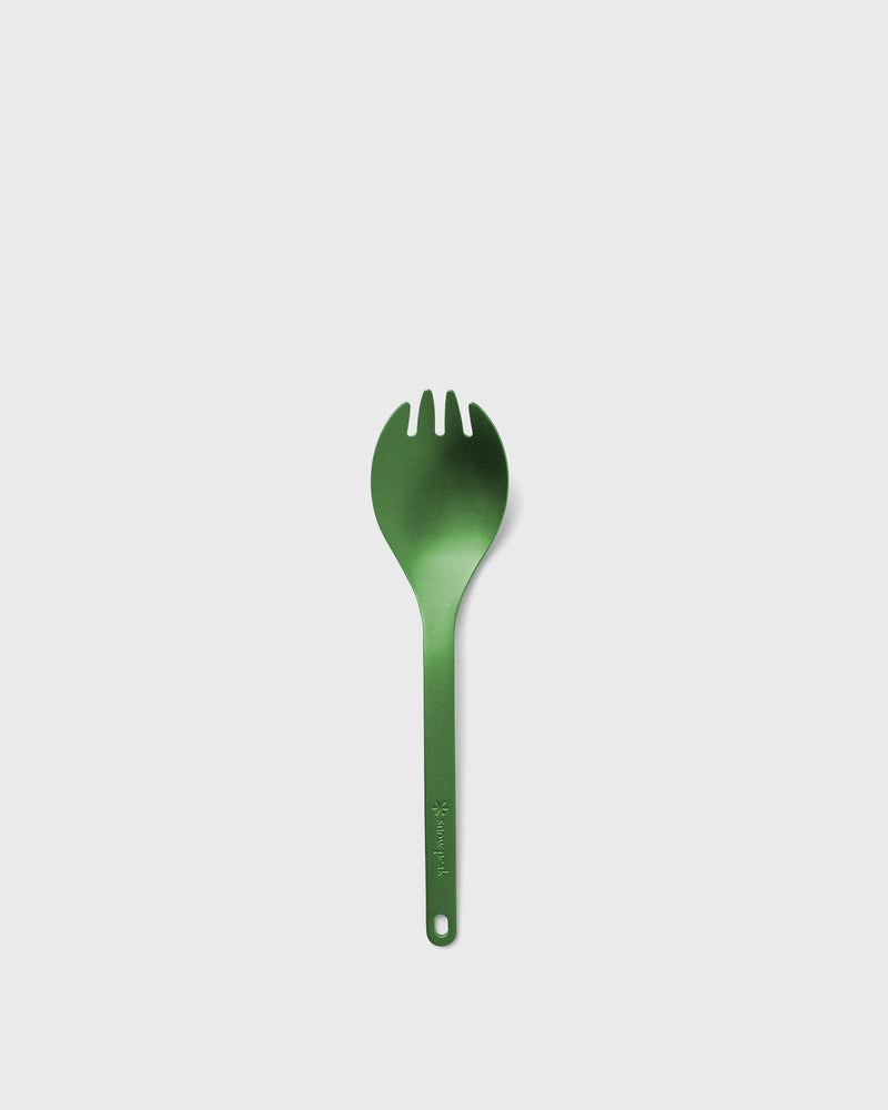 Snow Peak Titanium Spork Green