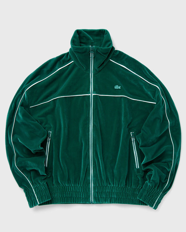 Lacoste OVERSIZED ZIP-UP VELOUR SWEATSHIRT multi