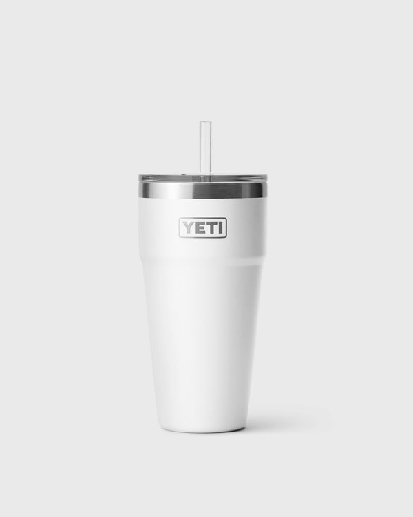 Yeti 26 OZ STACKABLE CUP WITH STRAW LID white