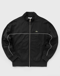 Lacoste Trim Accent Zipped Sweatshirt Black