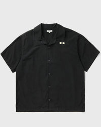JW Anderson Contrast Embroidery Short Sleeve Shirt black
