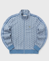Lacoste Paris Zip-Up Jacquard Track Jacket Blue