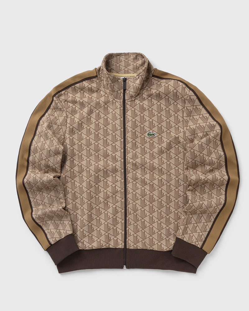 Lacoste MONOGRAM TRACKJACKET brown