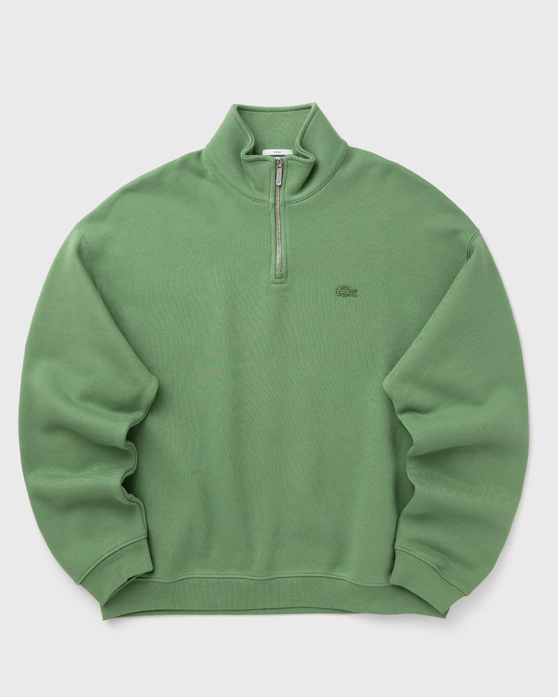 Lacoste Heavy Fleece Zipper Neck Sweatshirt Green