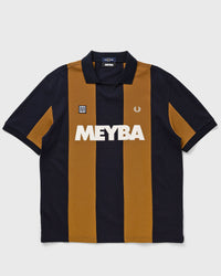 Fred Perry Meyba Cut and Sew Polo Shirt Blue|orange