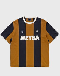 Fred Perry Meyba Cut and Sew T-Shirt Black|brown