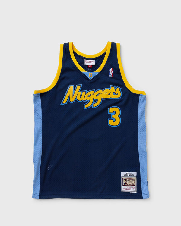Mitchell & Ness NBA SWINGMAN JERSEY DENVER NUGGETS ALTERNATE 2006-07 ALLEN IVERSON #3 blue