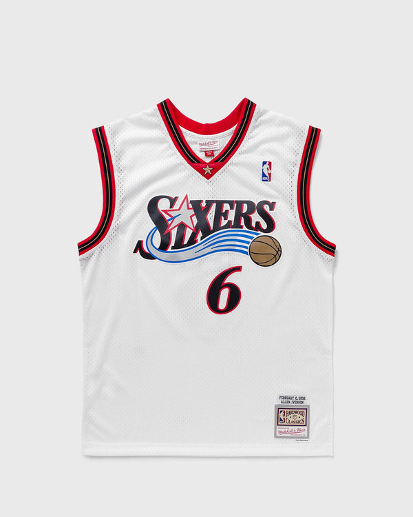 Mitchell & Ness NBA SWINGMAN JERSEY PHILADELPHIA 76ERS ALL STAR 2002-03 ALLEN IVERSON #6 white