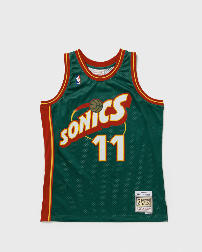 Mitchell & Ness NBA Swingman Jersey Seattle Supersonics 1995-96 Detlef Schrempf #11 green