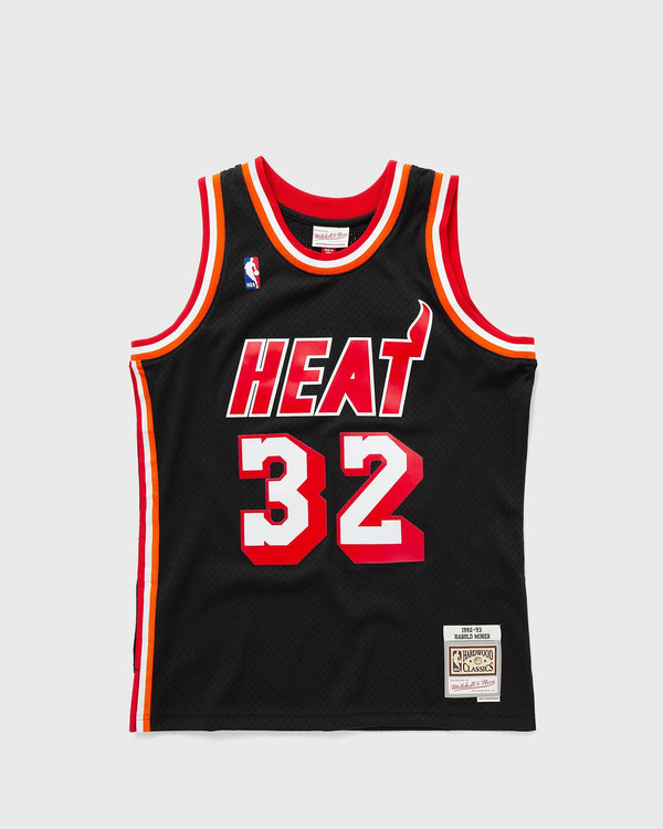 Mitchell & Ness NBA DARK JERSEY MIAMI HEAT 1992-93 HAROLD MINER #32 black