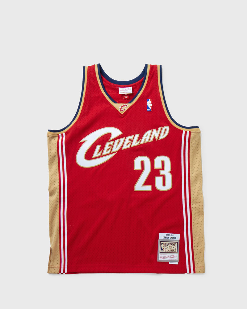 Mitchell & Ness NBA SWINGMAN JERSEY CLEVELAND CAVALIERS ROAD 2003-04 LEBRON JAMES #23 red