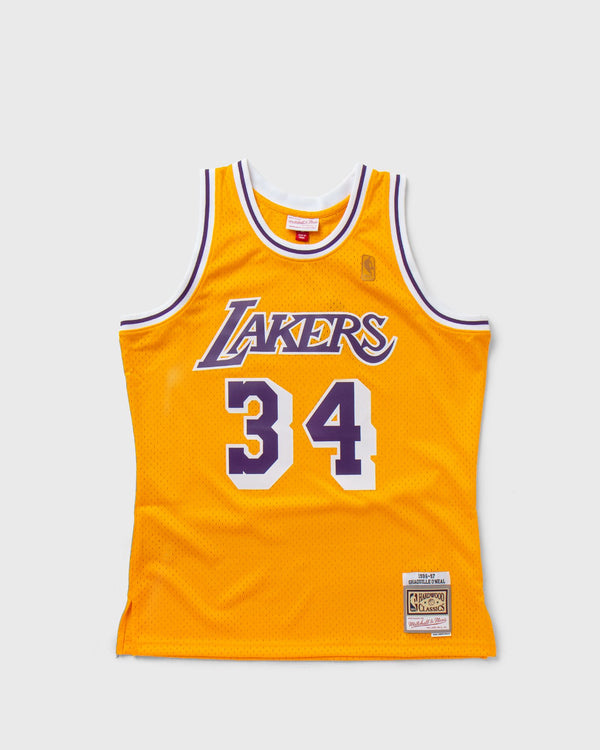 Mitchell & Ness NBA Swingman Jersey Los Angeles Lakers Home 1996-97 Shaquille O'Neal #34 yellow