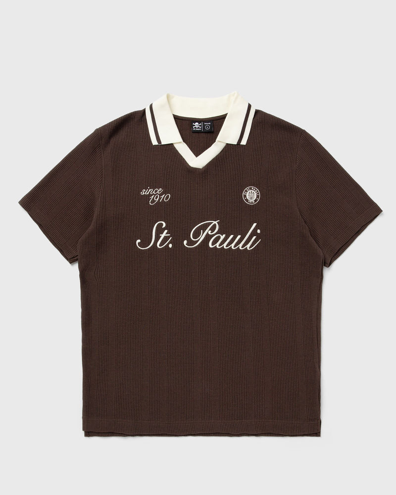 Fc St. Pauli Poloshirt Grand Dad brown