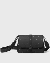 Gaston Luga X Swarovski Splsh Crossbody Bag black