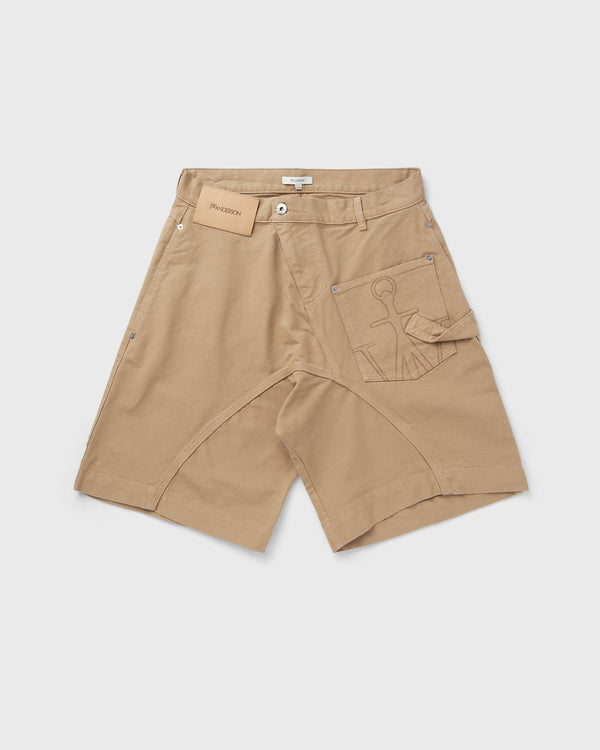 JW Anderson TWISTED WORKWEAR SHORTS beige
