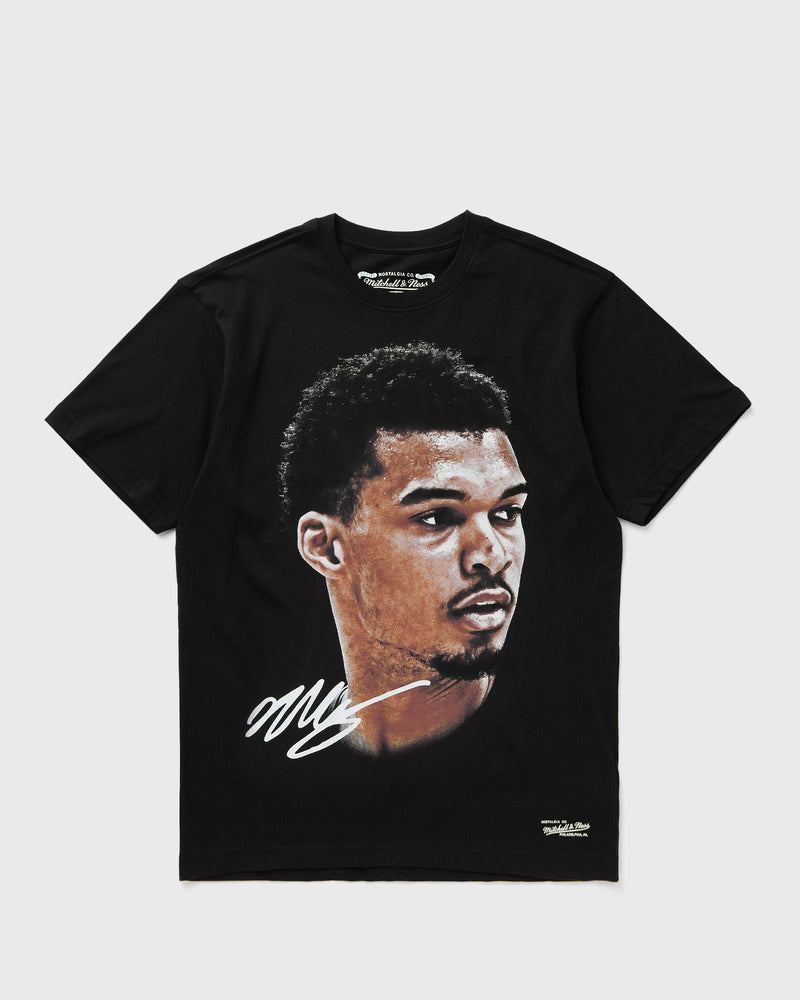 Mitchell & Ness NBPA REAL BIG FACE TEE PLAYERS ASSOC VICTOR WEMBANYAMA black