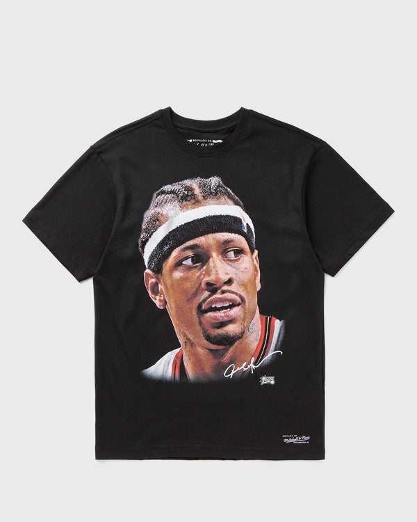 Mitchell & Ness NBA PLAYER BIG FACE TEE PHILADELPHIA 76ERS ALLEN IVERSON black