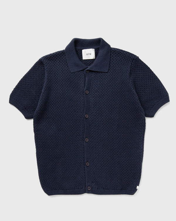 Arte Antwerp Crochet shirt blue