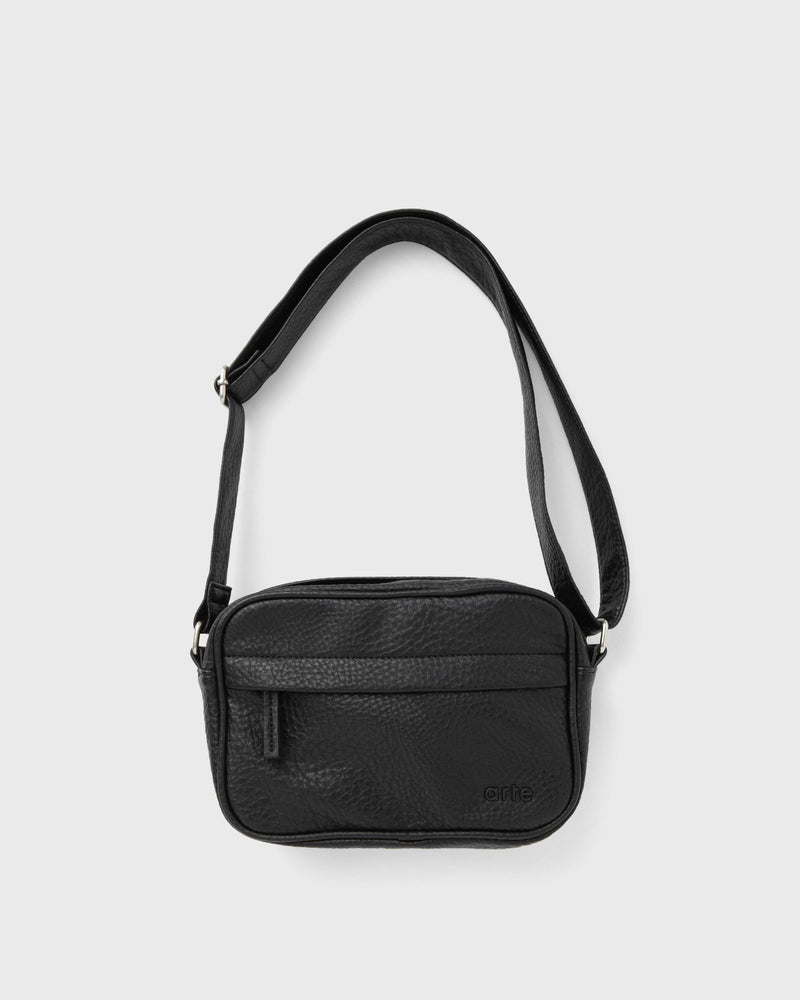 Arte Antwerp Texture leather bag black
