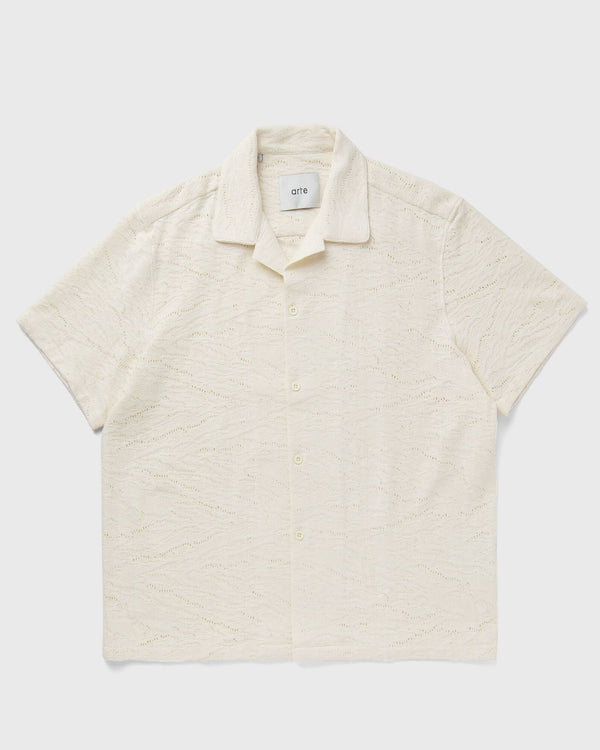 Arte Antwerp Crochet shirt beige