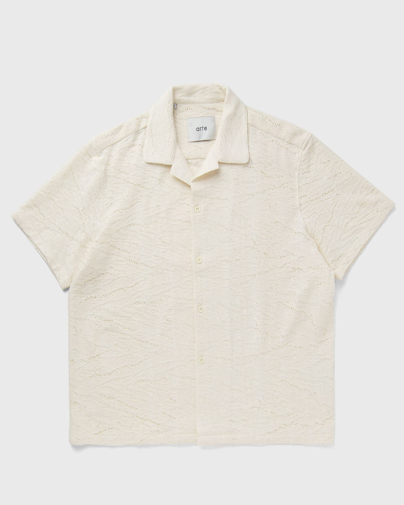 Arte Antwerp Crochet shirt beige