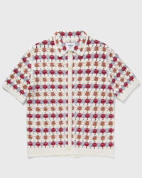 Wax London Porto Shirt Splash Crochet red|white