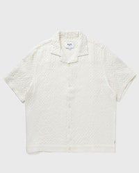Wax London LIDO SS Shirt BOX Dobby white