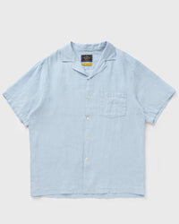 Portuguese Flannel Linen Camp Collar white